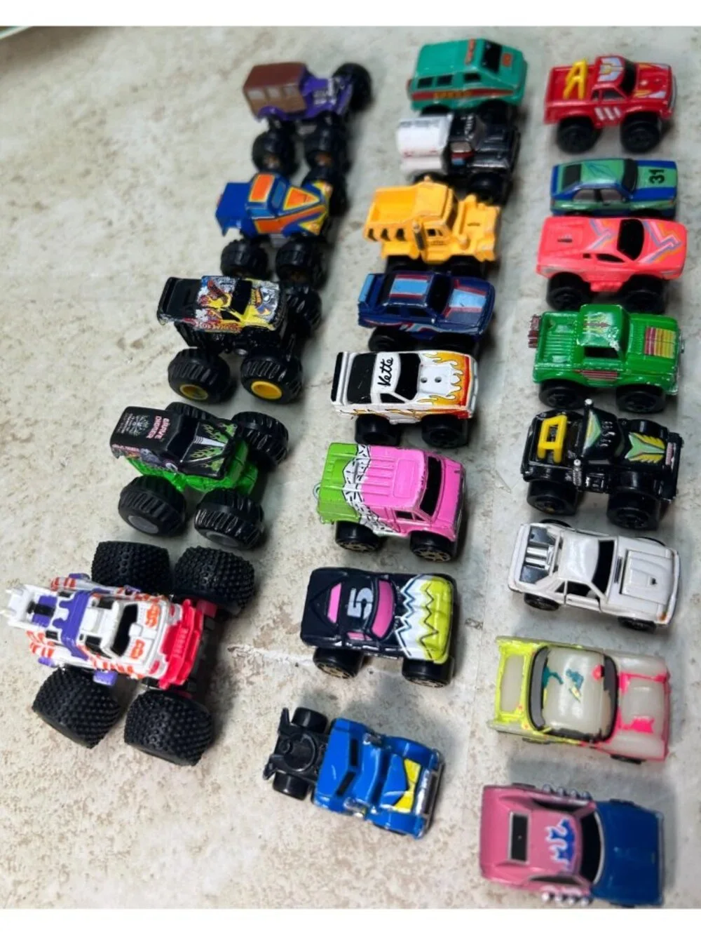 Vintage Galoob Micro Machines Road Champs Cars Trucks Lot of 21